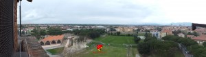 Panoramica dall'alto Torre della cittadella Data 27-03-2016 Fonte album personale Birindelli Marco